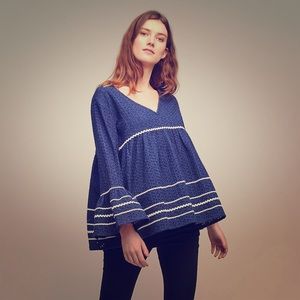 NWOT Anthropologie Bell-Sleeved Tunic